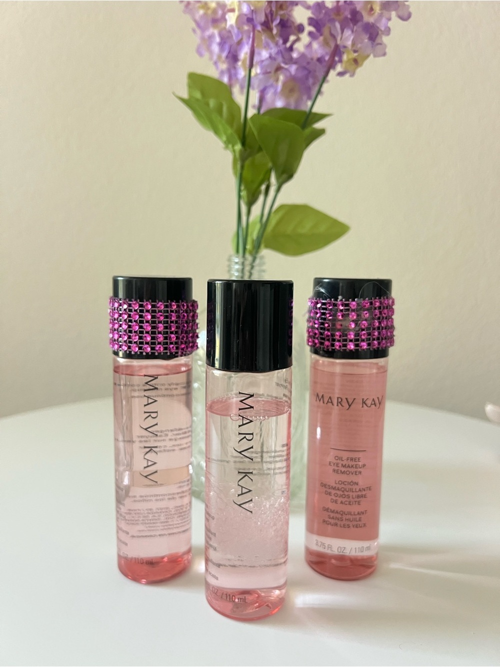Mary Kay Pink Dual-Phase Makeup Remover Trio